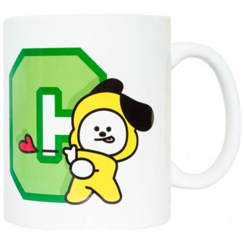 Mug Bt21 Cimmy Junior 300 Ml Ceramica Bianco / verde / giallo - Foto 1