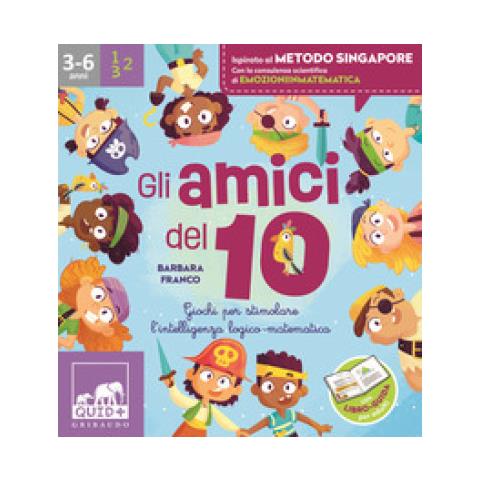 Barbara Franco - Gli Amici Del 10. Ediz. A Colori. Con 2 Dadi Da Montare. Con Puzzle Calcolatore. Con 40 Carte - Foto 1