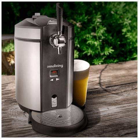 Spillatore Birra INN858 per Fusti da 5 Litri con Display LED Temperatura Regolabile da 2 a 12 °C Potenza 65 W Colore Inox / Nero - Foto 3