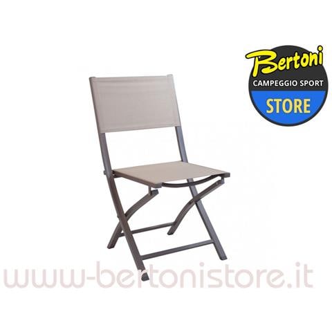 Sedia Impilabile Varenna Bertoni - Antracite - Foto 1