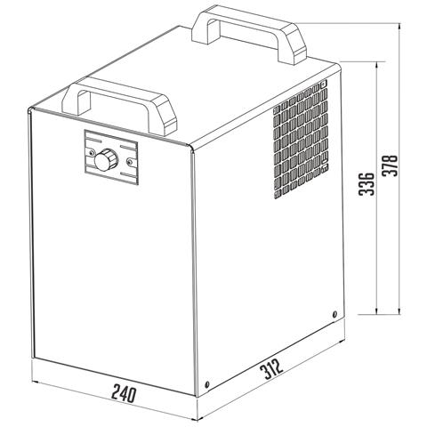 Gasatore Acqua, Distributore Acqua, Macchina Acqua Frizzante, Erogatore Acqua Frizzante - Lindr Pygmy 25, Green Line - Foto 1