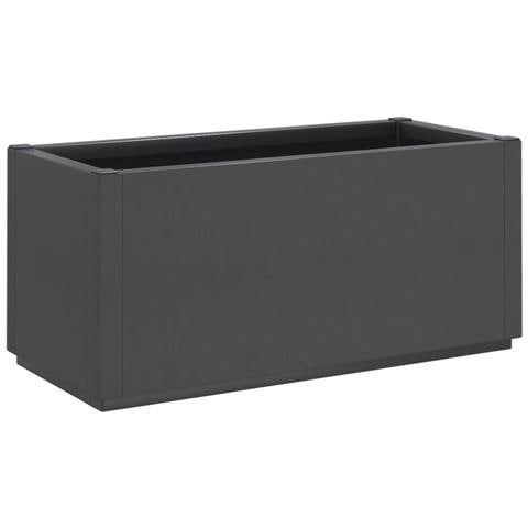 Fioriera Da Giardino Grigio Scuro 80x36x35 Cm In Pp - Foto 2