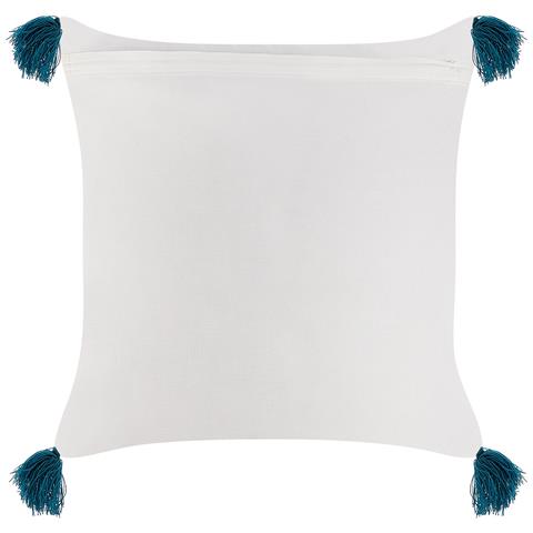 Cuscino Decorativo Tilia Cotone 45 X 45 Cm Geometrico Stampa A Blocchi Blu - Foto 6