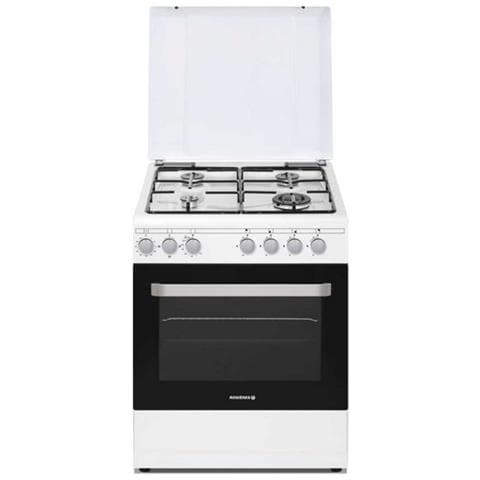 Cucina Gas RGG663CSW /E 4 Fuochi a Gas Forno Gas Dimensioni 59.8 x 61 cm Colore Acciaio Bianco Serie Rosieres - Foto 1