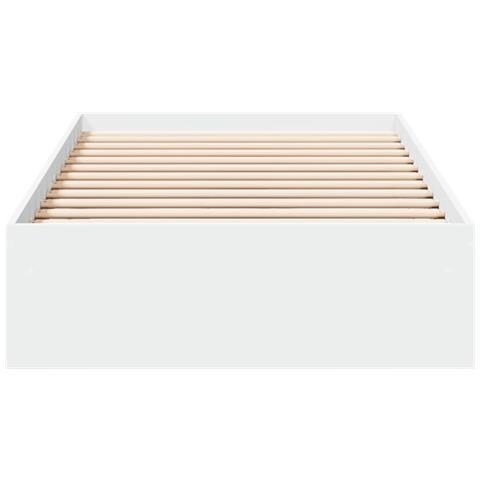Giroletto Con Cassetti Bianco 90x190 Cm In Legno Multistrato - Foto 2
