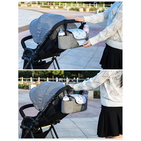 Borsa Universale Per Appendere Il Passeggino Grey - Foto 2