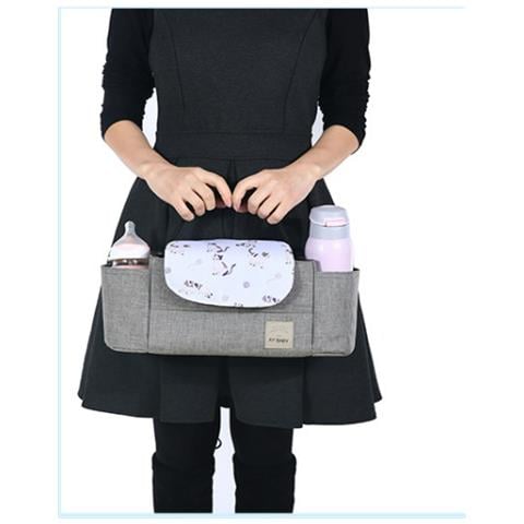 Borsa Universale Per Appendere Il Passeggino Grey - Foto 4