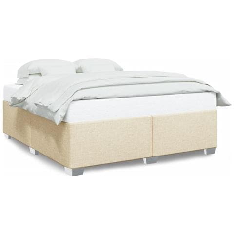 Giroletto Senza Materasso Crema 200x200 Cm In Tessuto - Foto 2