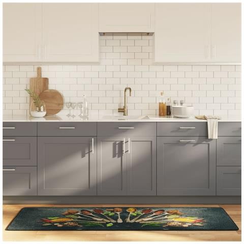 Tappeto Da Cucina Multicolore 60x180 Cm Lavabile Antiscivolo - Foto 1