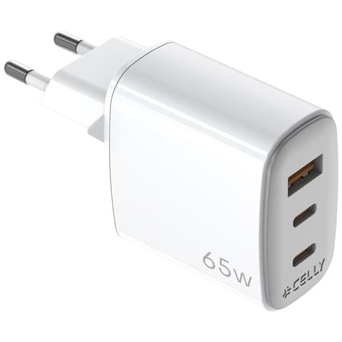 UPTC1USB2USBC65 Caricabatterie per dispositivi mobili Smartphone, Tablet, Telefono Bianco USB Interno - Foto 1