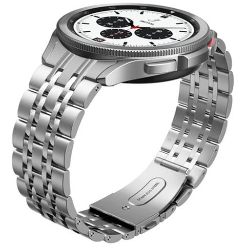 Cinturino In Acciaio Inossidabile Per Samsung Galaxy Watch 4/5/6 Silver - Foto 2