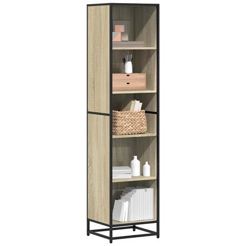 Libreria Rovere Sonoma 40x35x170,5 Cm In Legno Multistrato - Foto 1