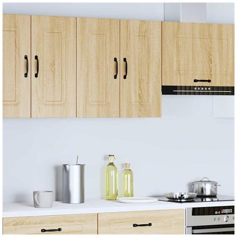 Pensile Da Cucina Kalmar Rovere Sonoma In Legno Multistrato - Foto 3