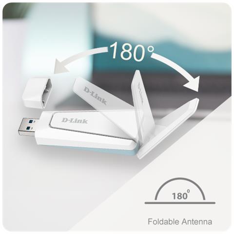 Wi-Fi 6 AX1800 USB 3.0 Dongle WLAN 1800 Mbit /s - Foto 7