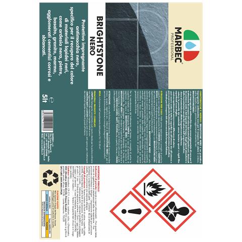 Brightstone Nero 5lt - Cera Per Ardesia Nera E Pietre - Foto 2