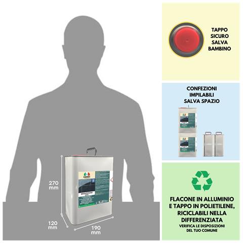 Brightstone Nero 5lt - Cera Per Ardesia Nera E Pietre - Foto 5