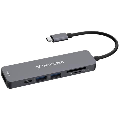 32156 hub di interfaccia USB 3.2 Gen 1 (3.1 Gen 1) Type-C 5000 Mbit /s Grigio - Foto 1