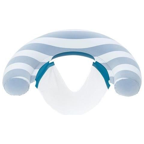 Materassino Gonfiabile 43852 Con Seduta In Rete Bianco E Azzur - Foto 1