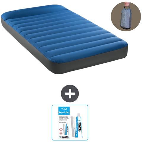 Set Materassino Gonfiabile - 191x99x22 Cm - Blu - Include Accessori Coordinati Cb21 - Foto 1