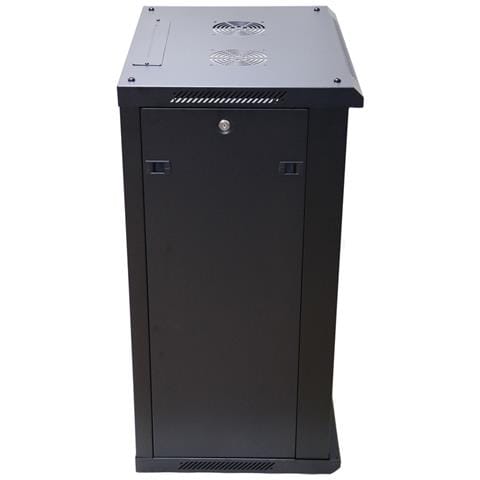 Extralink Armadio per montaggio su rack 18U 600x450 Nero montaggio a parete, Da parete, 18U, 300 kg, Lucchetti, Griglie, Nero - Foto 5