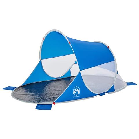 Tenda da Spiaggia Pop-Up Azzurra Impermeabile - Foto 1