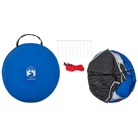 Tenda da Spiaggia Pop-Up Azzurra Impermeabile - Foto 9