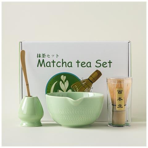 Set Matcha Frusta Sq Jump Knife Verde Lucido Set Da 4 Pezzi - Foto 1