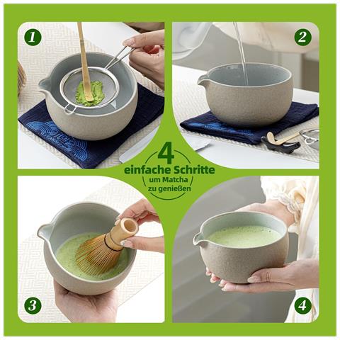 Set Matcha Frusta Sq Jump Knife Verde Lucido Set Da 4 Pezzi - Foto 6