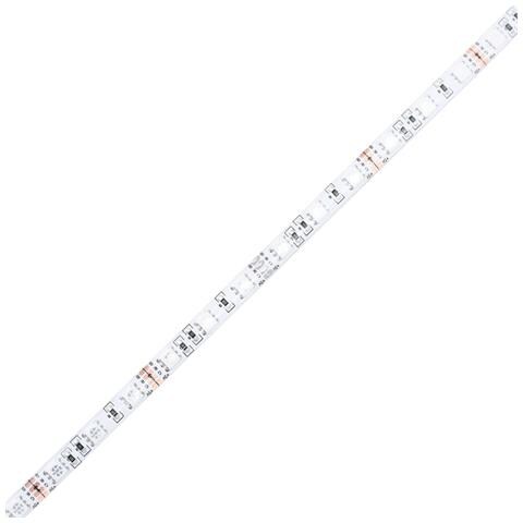 Scrivania con Luci LED Bianca 200x104x91 cm in Truciolato - Foto 9