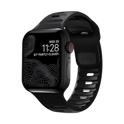 Cinturino Sportivo Apple Watch 38-41 1-9 E Se, Nero - Foto 1