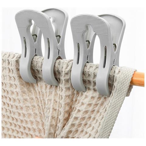 Pinze Per Stendere Grandi (5 Pezzi) Compatibili Con Pp E Metallo, Resistenti Al Vento, Ideali Per Asciugare Coperte E Lenzuola Senza Segni - Foto 6