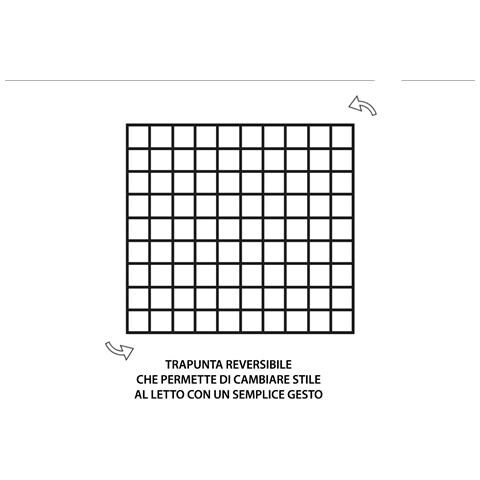 Trapunta Letto Doubleface Modello Les Uniques Dis. 2514 Matrimoniale Verde 133 - Foto 5