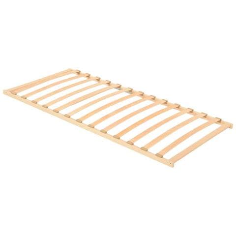 Base a doghe Marrone 90 x 190 cm Legno massello di faggio - Foto 1