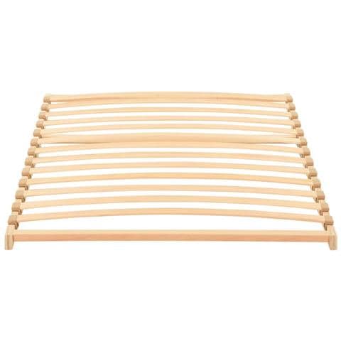 Base a doghe Marrone 90 x 190 cm Legno massello di faggio - Foto 2