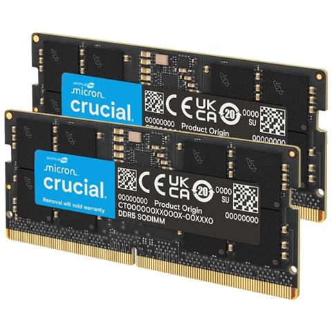2 X Ddr5 12gb (24gb Totali) 5600mhz Sodimm Banco Modulo Memoria Ram - Foto 2