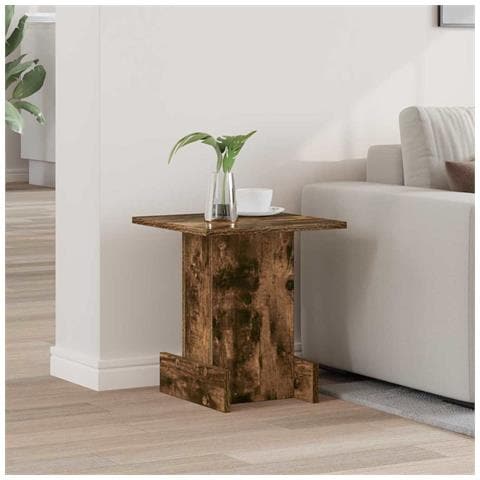 Tavolino Rovere fumé 35,5 x 35 x 40 cm Legno multistrato - Foto 2