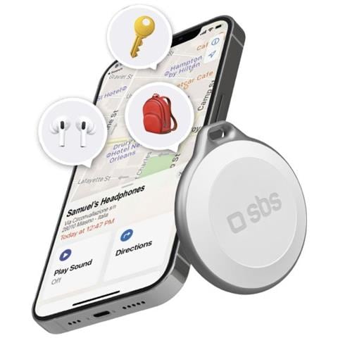 TEFINDBTAPW localizzatore e cercatore GPS Universale Bianco - Foto 1