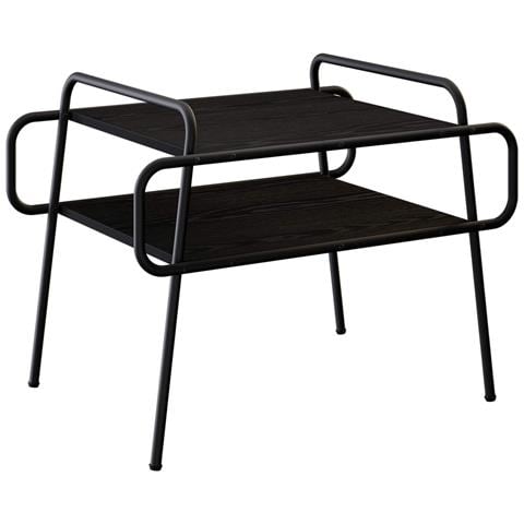 Tavolino da salotto Rovere Nero 70 x 50 x 51 cm - Foto 1
