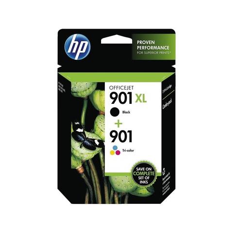 Cartuccia Ink Originale 901 Nera Più Ciano Magenta Gialla Officejet 4500 J4524 Capacità 1060 Pagine Confezione 2 pezzi - Foto 5