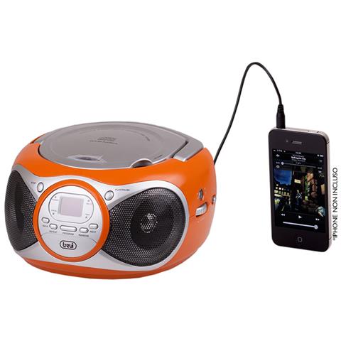 Stereo Portatile Cd Boombox Cd 512 Arancio - Foto 2