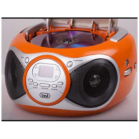 Stereo Portatile Cd Boombox Cd 512 Arancio - Foto 5