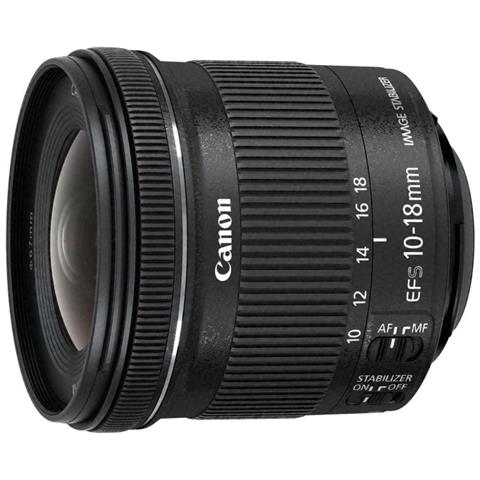 EF-S 10-18mm f / 4.5-5.6 IS STM + EW-73C + Lens Cloth SLR Obiettivo ultra-ampio Nero - Foto 1