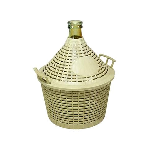 Damigiana Vetro Cesto Plastica Lt15 Brocche E Bottiglie - Foto 1