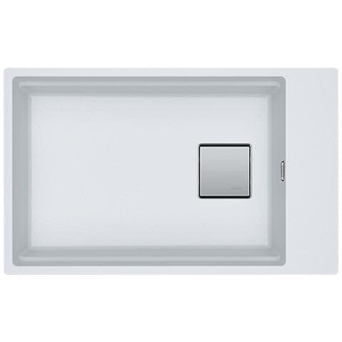 Kubus 2 KNG 110-62 Lavello da Incasso 1 Vasca Dimensioni 76 x 46 cm Colore Bianco - Foto 1