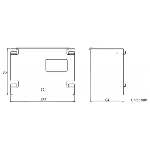 DS-KABH6320-T Staffa da Tavolo per Postazioni Interne Videocitofoniche IP DS-KH6320-WTE1/2 - Foto 3