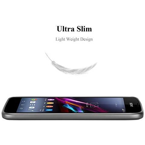 Custodia Compatibile Con Sony Xperia E1 In Grigio Metallico - Coperchio Protettivo In Silicone Tpu Flessibile - Foto 2