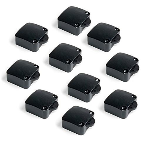5070917 Kit Interruttori Per Porte / ante Posizioni On-off 250v Ac - 10a, Nero, Set Di 10 Pezzi - Foto 1