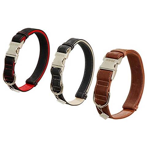 Flamingo 02283 buffalo Ultra Collare 40 mm 55 - 75 cm Nero / beige Chiaro - Foto 3