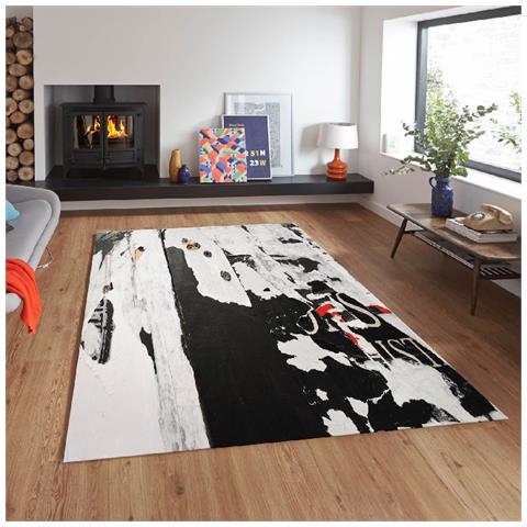 Tappeto Stampato Modern Lines 2 - Astratto - Arredo, Passatoia - Antiscivolo - Per Corridoio, Cucina, Camera, Salotto - Multicolore In Poliestere, Cotone, 80 X 200 Cm - Foto 3