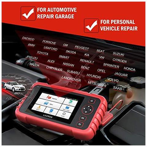 Lettore Di Codice Del Lancio Crp123x Touchscreen Obd2 Professionale Nel Settore Automobilistico Per Motore Trasmissione Abs Srs Diagnostica Con Autovin Servizio Wi-fi Aggiornamenti - Foto 4